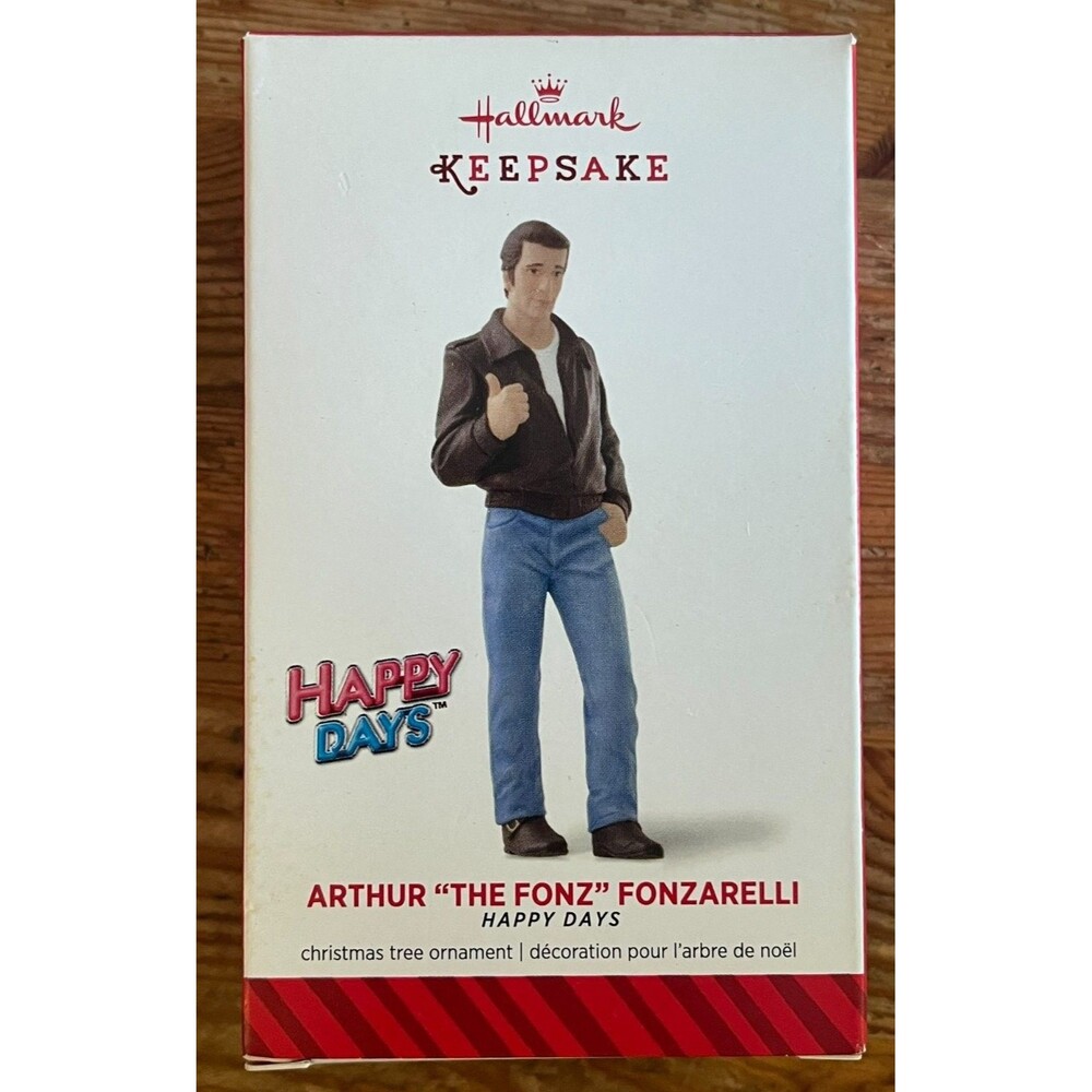 Hallmark Keepsake The Fonz Figurine Ornament Christmas 3.75" Happy Days